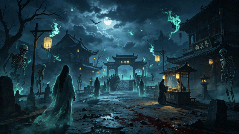 地府夜景